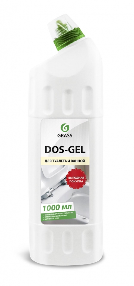 Ср-во Grass 1л. Dos Gel дезинф. для туалета и ванной (8)