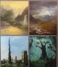 Тетрадь 80л. КЛ. Silwerhof "Fantasy landscapes" (уп.12шт.)