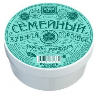 Зубн.порошок Семейный С морскими минералами 140г. 1415 (24)