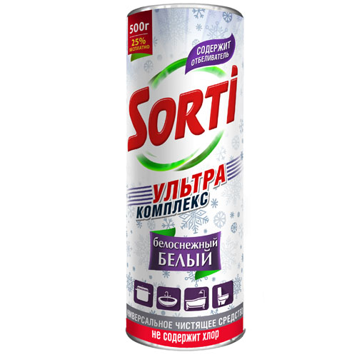 Ср-во Сорти 500гр Белоснежный белый (24)