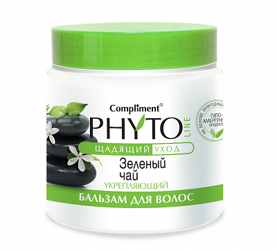 Бальзам Compliment 200мл. Зеленый чай Phyto Line