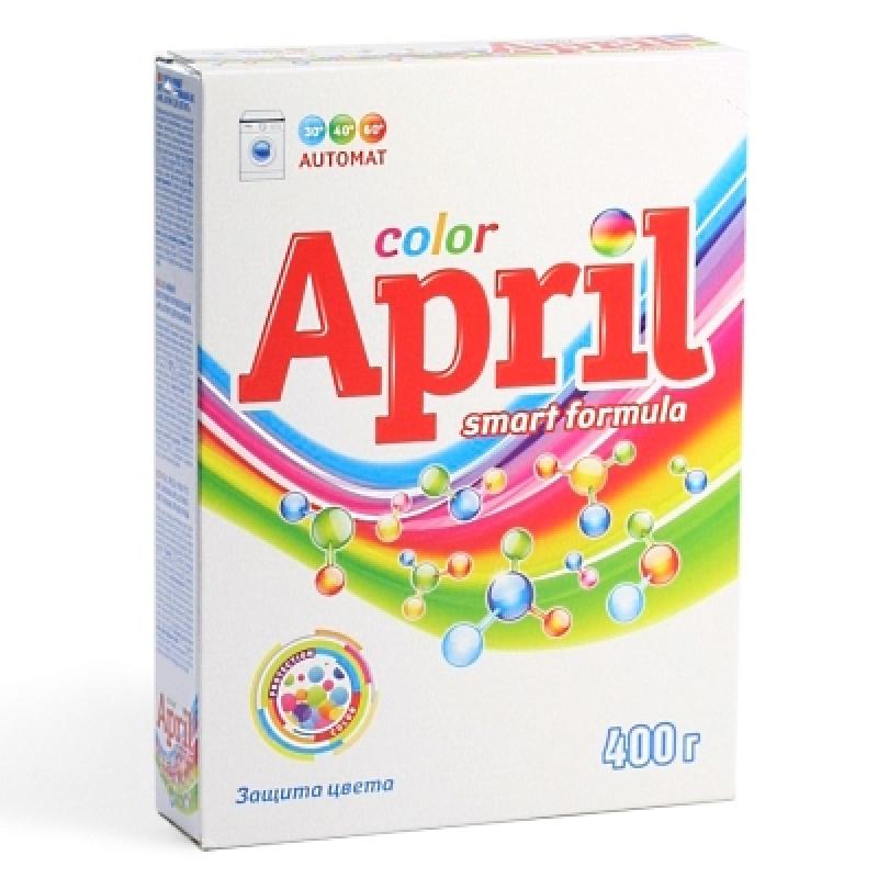Стир.порошок Aprill авт. 400г. Колор