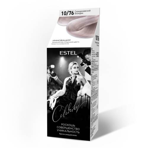 Краска д/волос Estel Celebrity 10/76 Скандинавский блондин