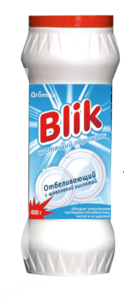 Ср-во Аромика 400г. Blik чист.порошок ОТБЕЛИВАЮЩИЙ