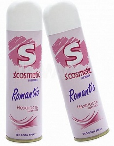 Дез. спрей S Cosmetic 145мл. жен. Нежность шелка (24)