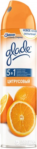 Освежитель воздуха Glade 300мл. Цитрусовый
