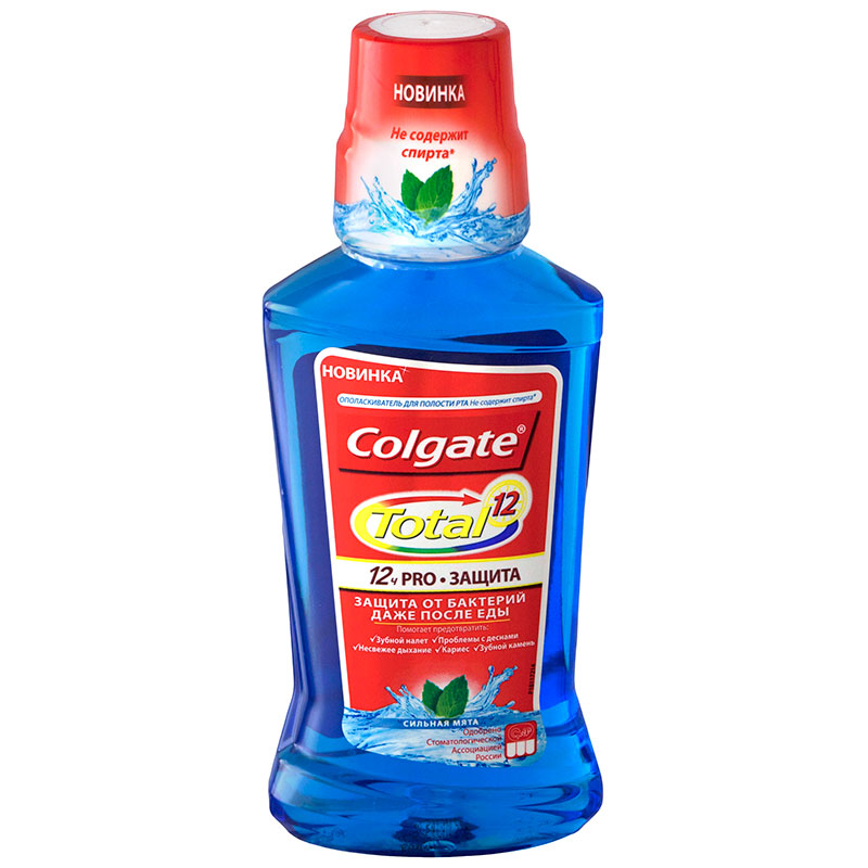 Ополаск. д/рта Colgate Plax 250мл. Сильная мята тотал***