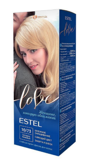 Краска д/волос Estel Love 10/73 Блондин бежевый (10)