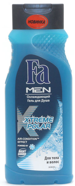 Гель для душа ФА 250мл. Муж. Xtreme Polar
