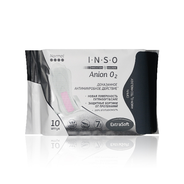 Прокладки INSO Anion O2 крит. нормал 10шт. (48)