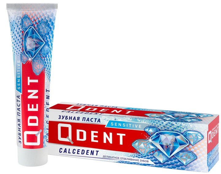 Зубн.паста Qdent 100мл. Calcedent