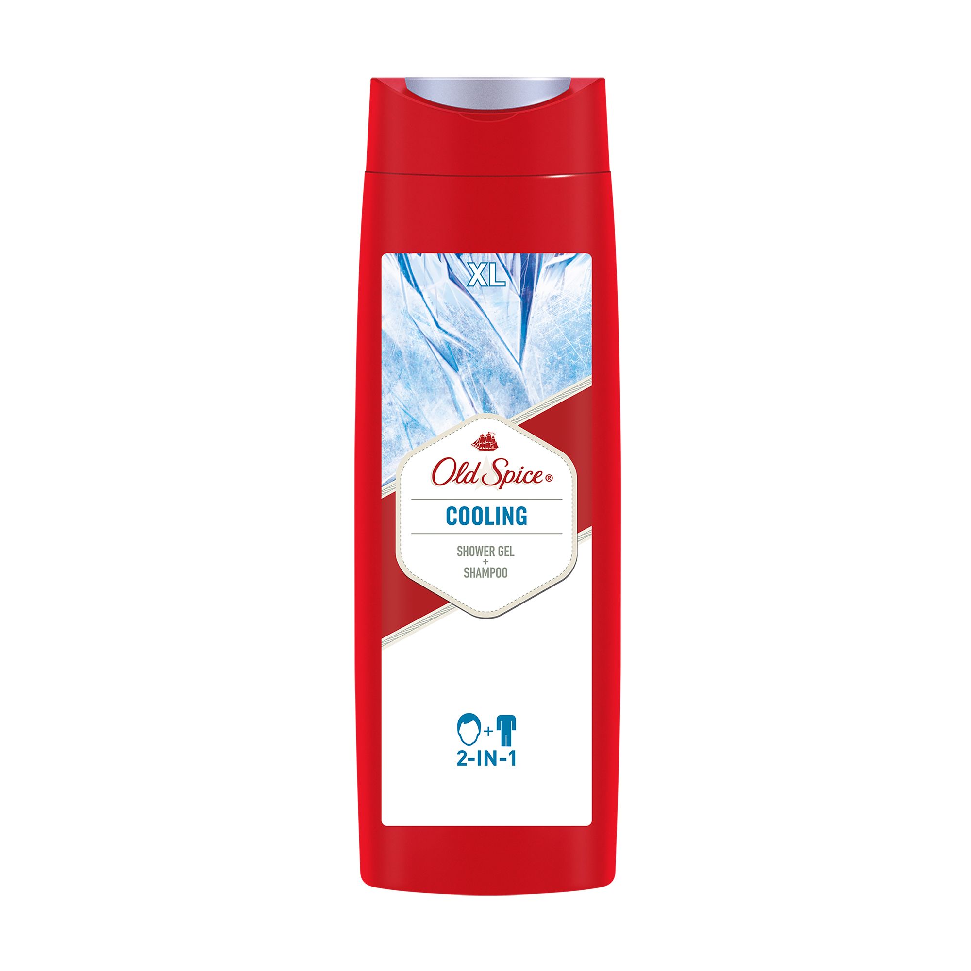 Гель для душа OldSpice 400мл. Cooling (гель д/д+шампунь)