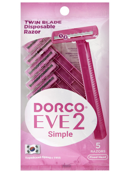 Станки Dorco Eve 2 Simple 5шт.***