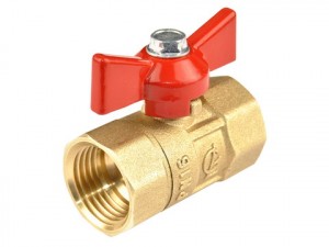 Кран шаровой Галлоп г/г ВН/ГГ 1/2" бабочка (80) 103252