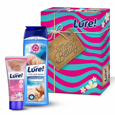 ПН/ЖЕН. Lure Marine Beauty (гель д/д 260мл.+крем д/рук75мл)