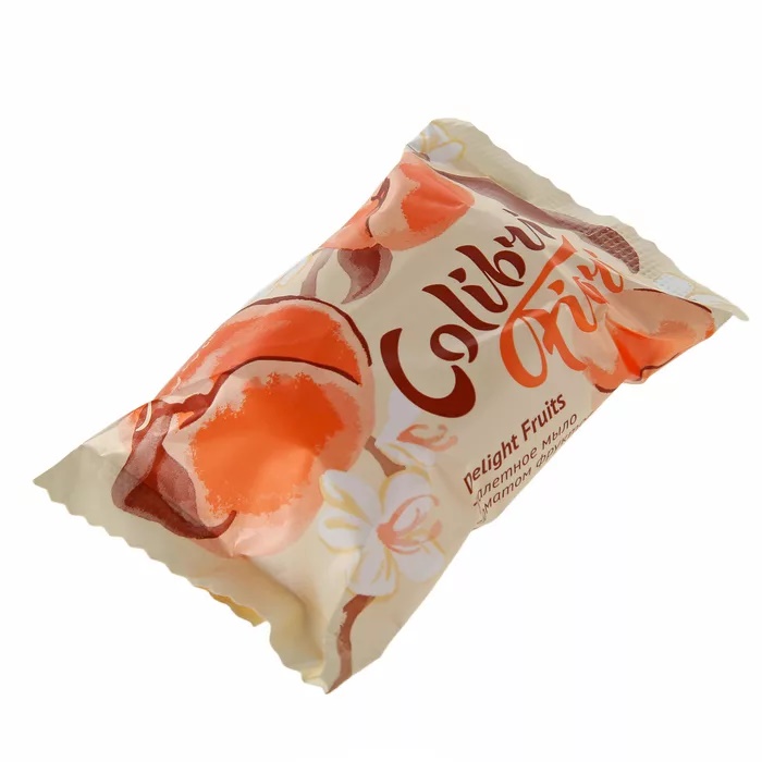 Мыло Екатеринбург 90г. Delight Fruits со скрабом флоу-пак