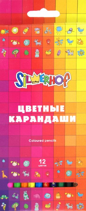 Набор цв. карандашей 12цв. Silwerhof Emotions