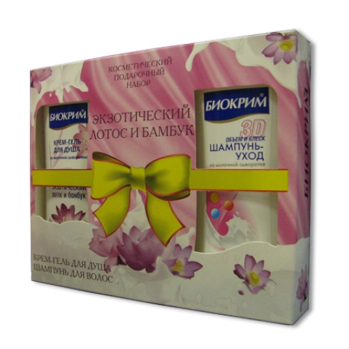 ПН/ЖЕН. Биокрим Экзотический лотос и бамбук наслаждение спа(гель д/д+шамп.) 00099