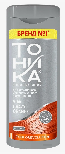 Оттеночный бальзам Тоника COLOREVOLUTION 9.44 Crazy orange (6)