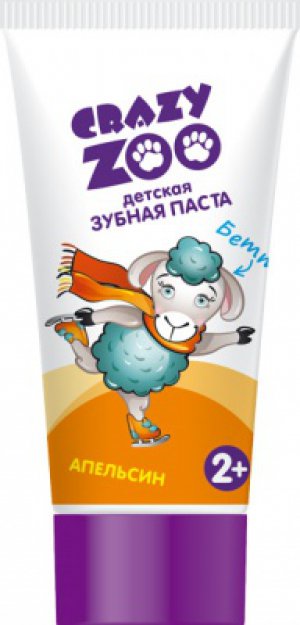 Зубн.паста Весна 50г. Crazy Zoo Апельсин 8053