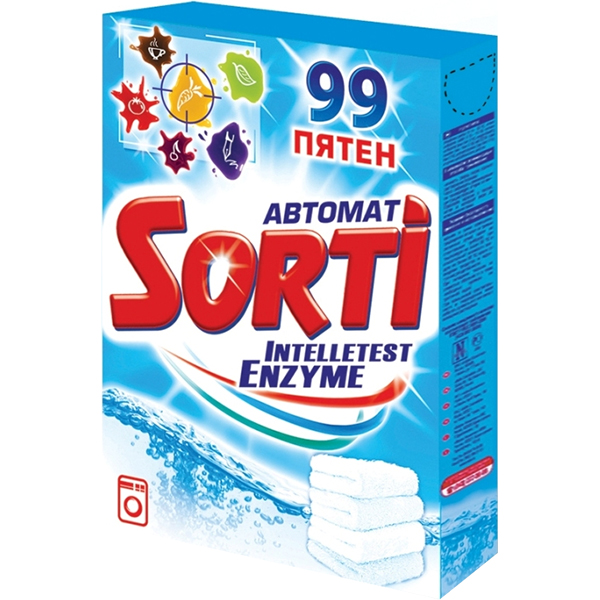 Стир.порошок Сорти авт. 350г. Интелтест (24)