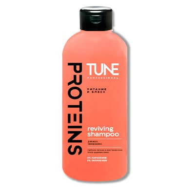 Шампунь Tune 500мл. Proteins для сияния цвета
