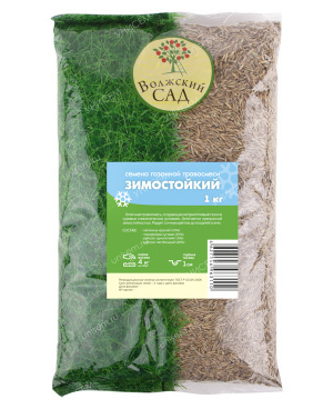 Семена газона Волжский сад 1кг. Зимостойкий (10)