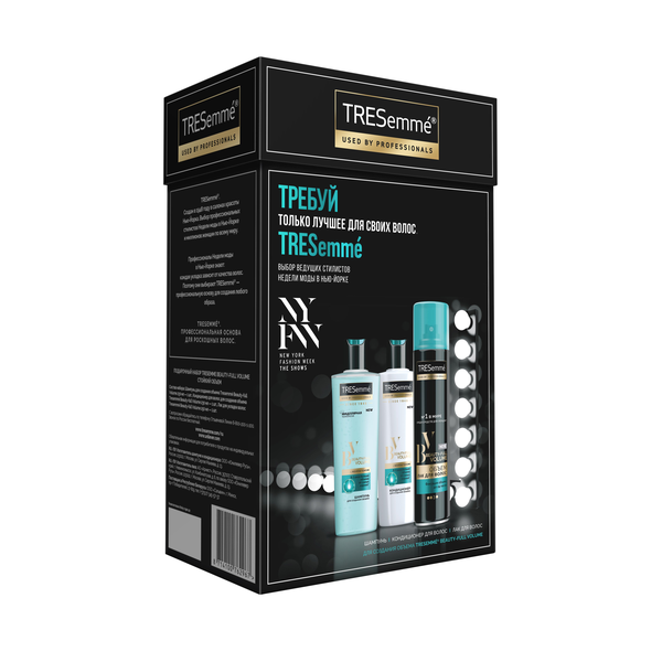 ПН/ЖЕН. Tresemme Стойкий объем (Шамп230мл+Конд230мл+Лак250мл)