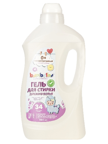 Стир.гель Bambolina 1.5л. Детский 34стирки (8)