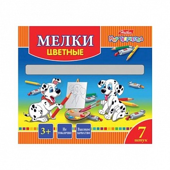 Набор мела цветного 7шт. Хатбер