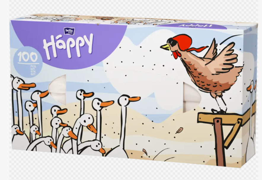 Платочки Белла Babby Happy 100шт. (33)