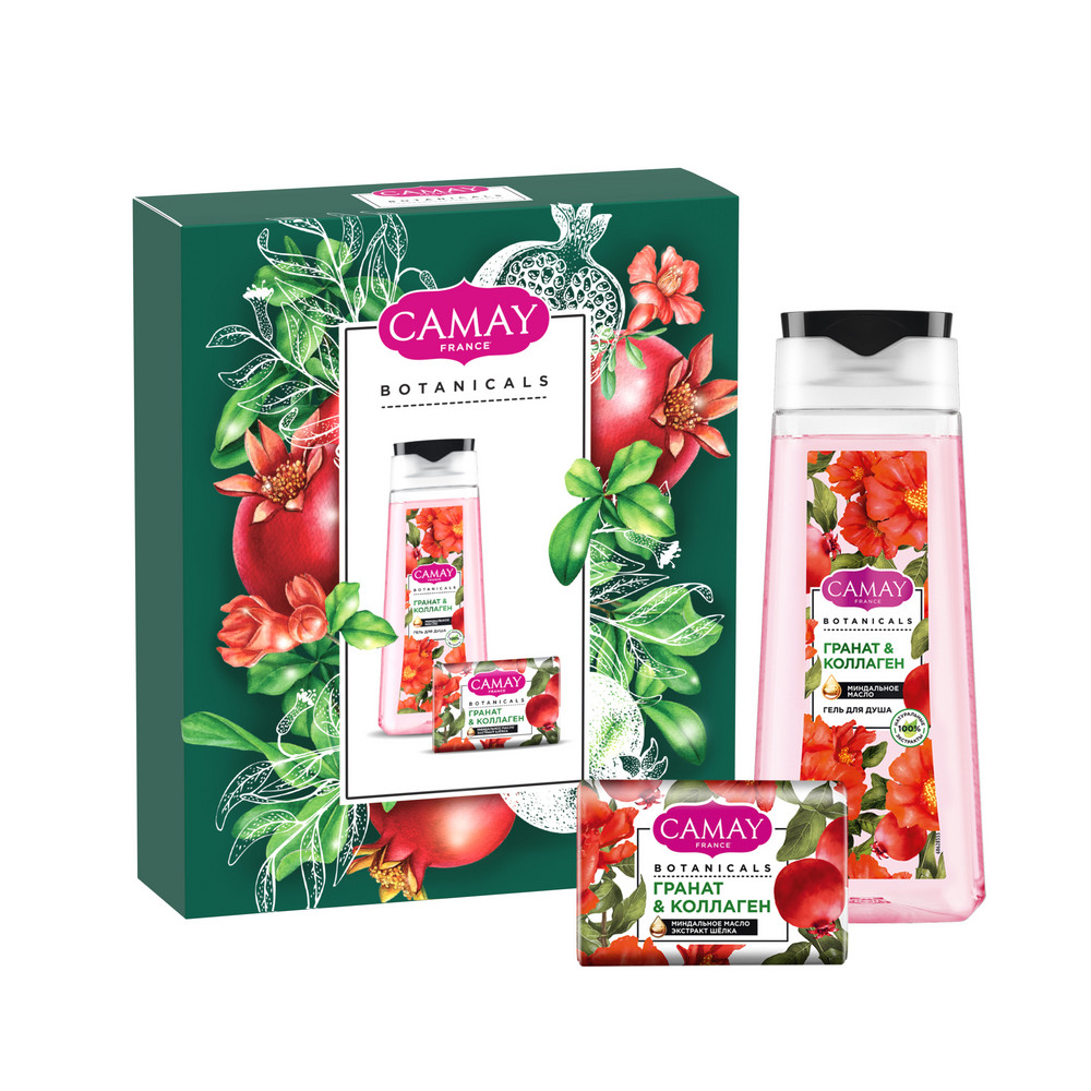 ПН/ЖЕН. Camay Pomegranate (гель д/душа 250мл.+мыло 85г.)