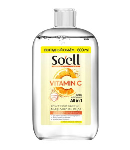 Мицеллярная вода Soell 600мл. Витаминизированная 24976 (6)