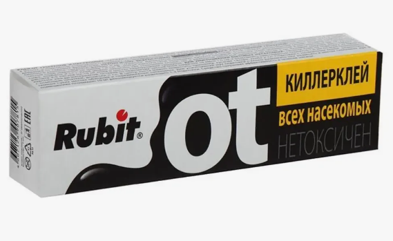 Клей от грызунов и насекомых Rubit 135г. Киллерклей капкан (50)