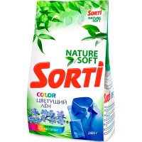 Стир.порошок Сорти авт. 2,4кг. Цветущий лен (4)