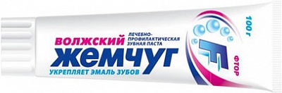 Зубн.паста Весна 100г. Волжский жемчуг 8010