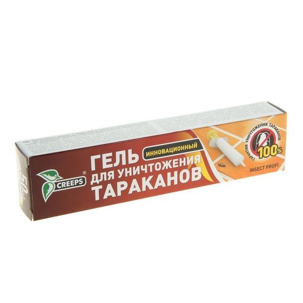 Инсектицид от тараканов Крипс 30гр. Гель шприц П091