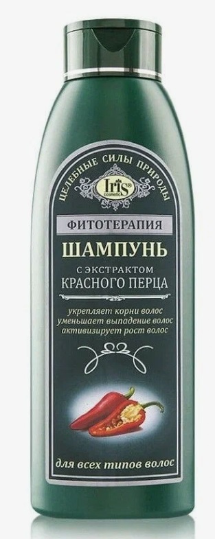 Шампунь IRIS 500мл. Фитотерапия Красный перец