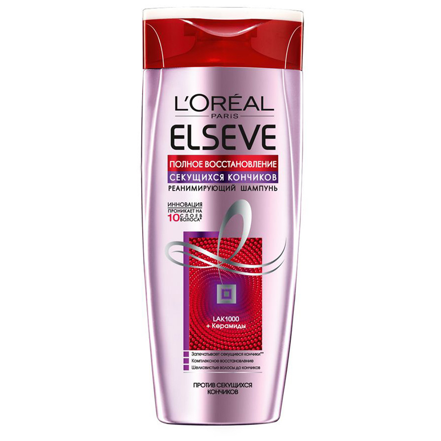 Шампунь Loreal Elseve 400мл. Против секущихся кончиков