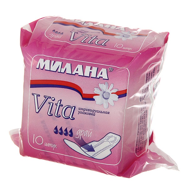 Прокладки МИЛАНА Вита драй 10шт. (36)
