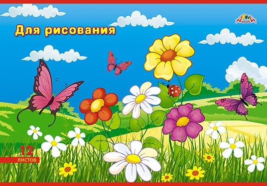 Альбом д/рис. 12л. АппликА офсет. обл. Раскраска (80)