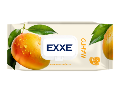 Салфетки влажные EXXE 120шт. Манго клапан (14)