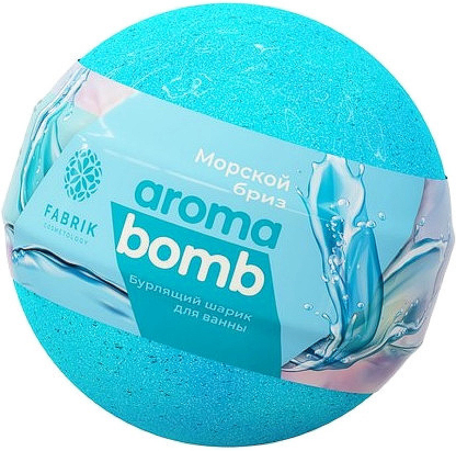 Соль для ванн Fabrik Cosmetology 120г. шар Mona Aroma Морской бриз