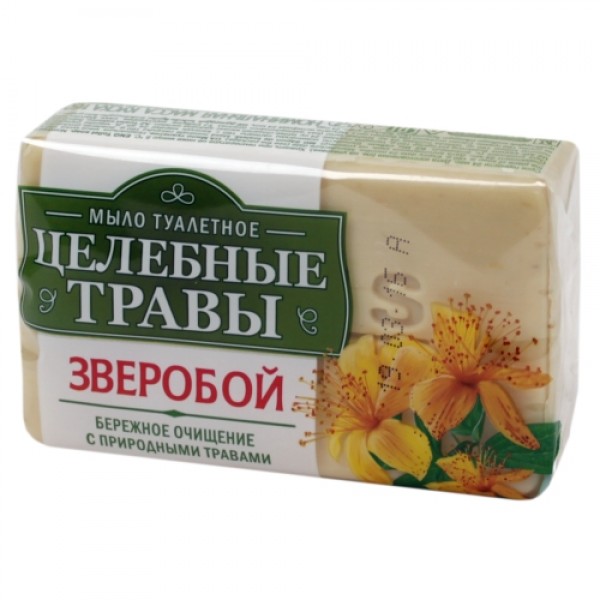 Мыло Целебные травы 160г. Зверобой п/п (72)