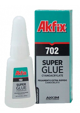 Клей супер Akfix 702 25г. цианакрилатный