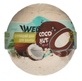 Соль для ванн WEIS 160г. бомбочка Coconut (40)