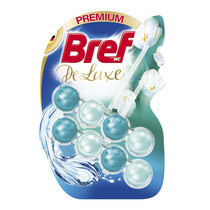 Освежитель для унитаза Bref 2*50г. блок твердый делюкс Пленитильный жасмин