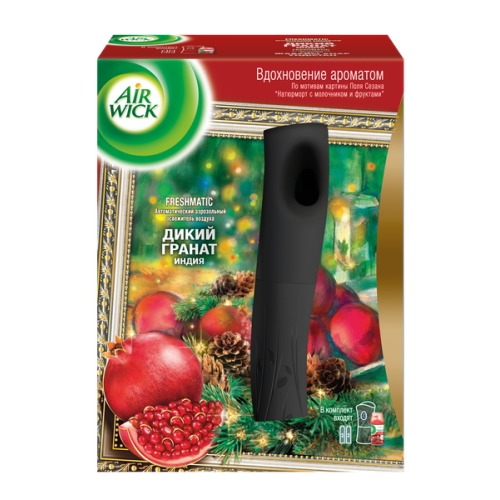 Освежитель автомат. Air Wick 250мл. Freshmatic Дикий гранат