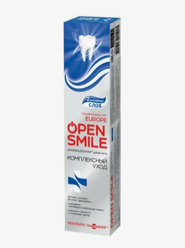 Зубн.паста Open smile 100мл. Комплексный уход (36)