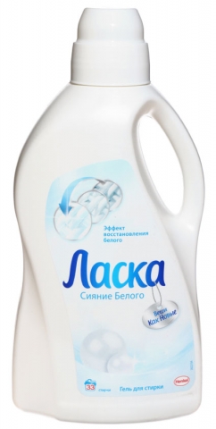 Стир.гель Ласка 2л. Cияние белого